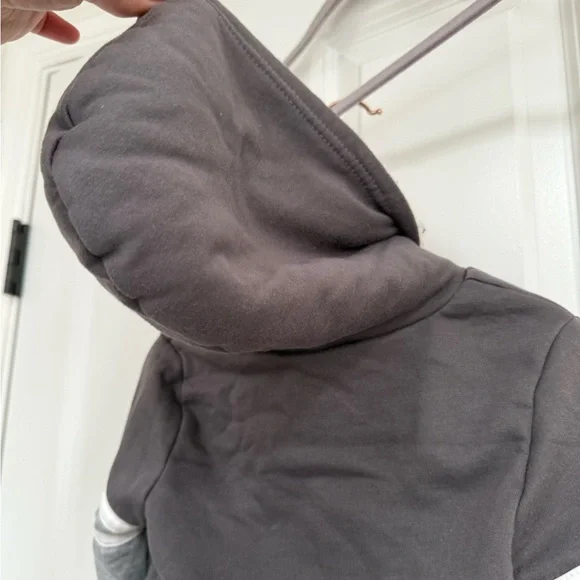 Gray and Green Baby Yoda Hoodie Set - Picture 3 of 7